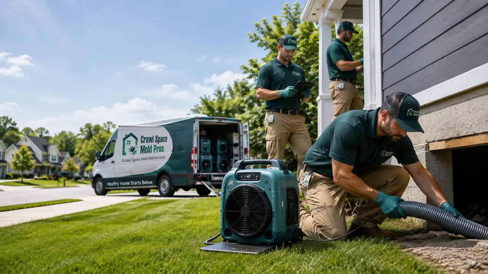 Crawl Space Mold Removal in Pineland, TX